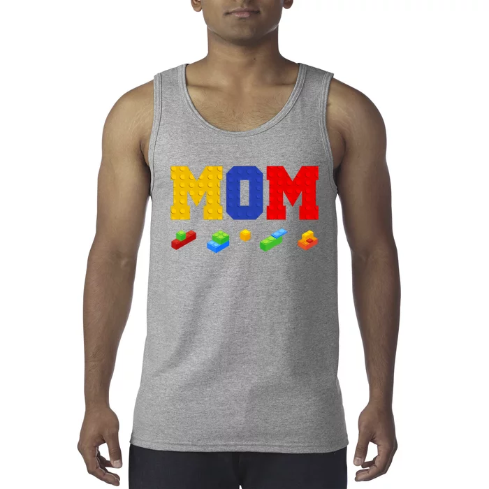 Builder Building Blocks Mom Tank Top