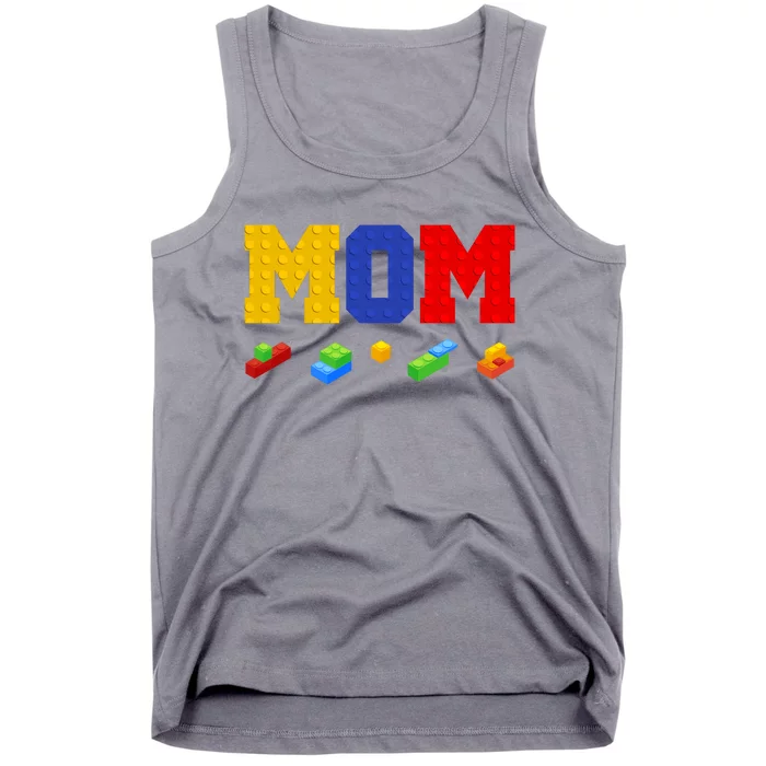 Builder Building Blocks Mom Tank Top