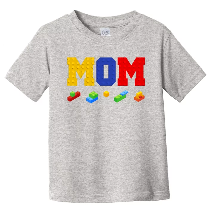 Builder Building Blocks Mom Toddler T-Shirt