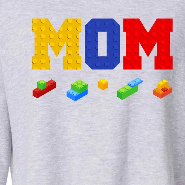 Builder Building Blocks Mom Cropped Pullover Crew