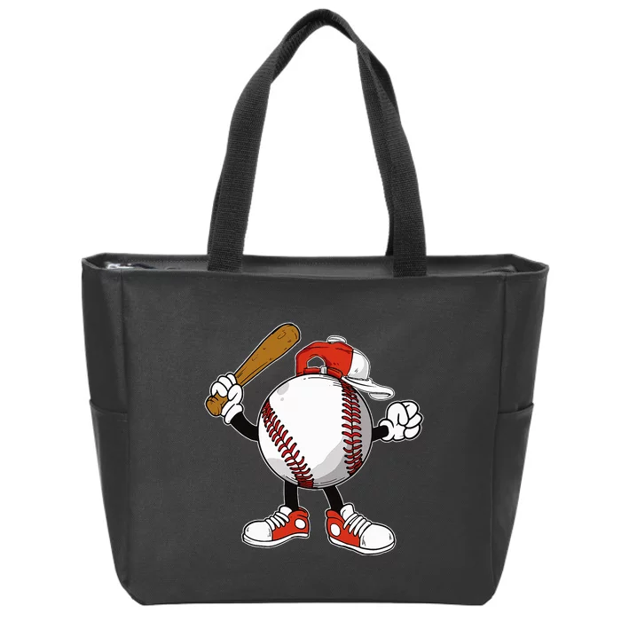 Baseball Boy Zip Tote Bag