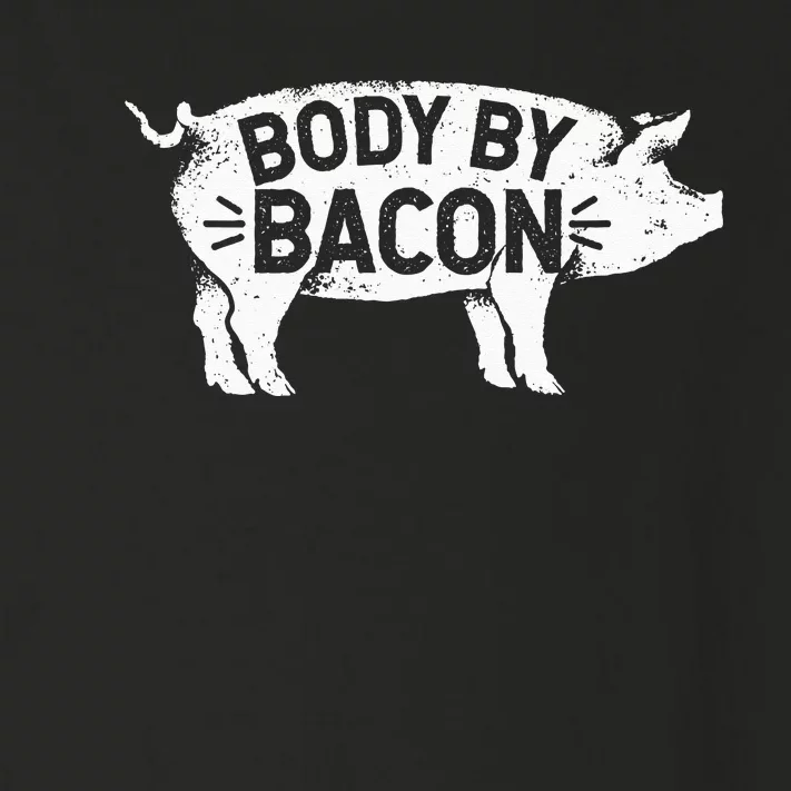 Body By Bacon For Low Carb High Fat Ketogenic Diet Toddler Long Sleeve Shirt