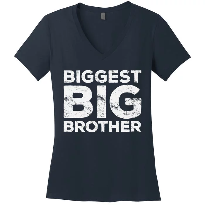 Biggest Big Brother Brother To Be Women's V-Neck T-Shirt