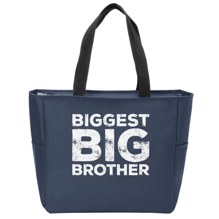 Biggest Big Brother Brother To Be Zip Tote Bag