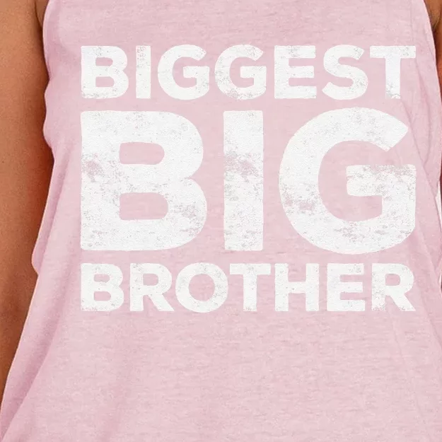 Biggest Big Brother Brother To Be Women's Knotted Racerback Tank