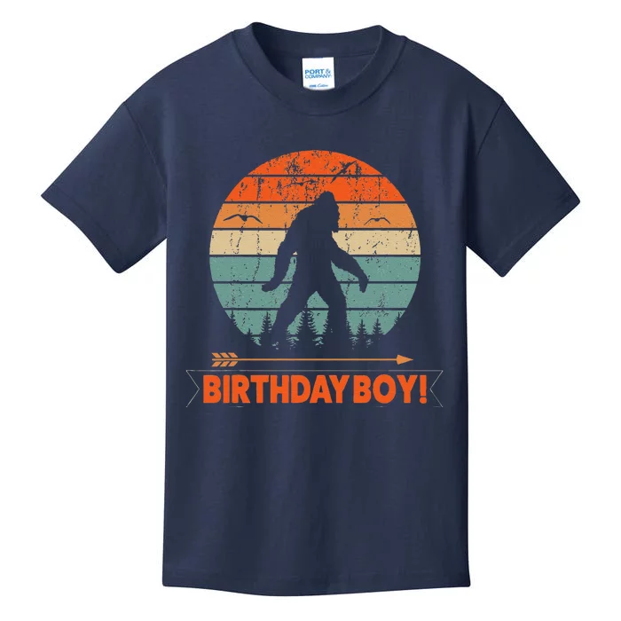 Birthday Boy! Bigfoot Birthday Kids T-Shirt