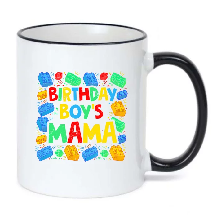 Birthday Brick Builder Funny Blocks Master Builder Mama Great Gift Black Color Changing Mug