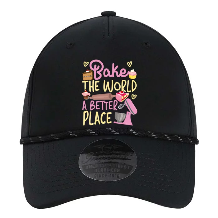 Bake Baking Beater Bake The World A Better Place Funny Gift Performance The Dyno Cap