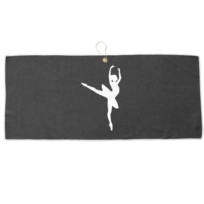 Ballet Ballerina Large Microfiber Waffle Golf Towel