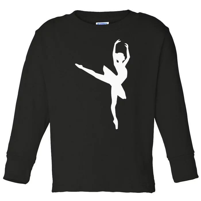 Ballet Ballerina Toddler Long Sleeve Shirt