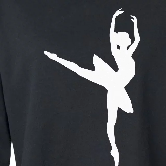 Ballet Ballerina Cropped Pullover Crew