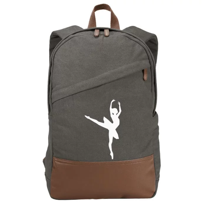 Ballet Ballerina Cotton Canvas Backpack