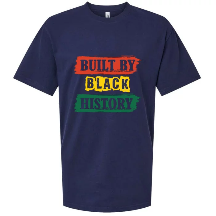 Built By Black History BHM African Pride Month Women Sueded Cloud Jersey T-Shirt