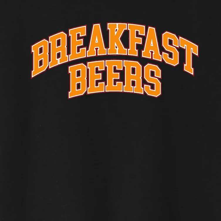 Breakfast Beer Women's Crop Top Tee