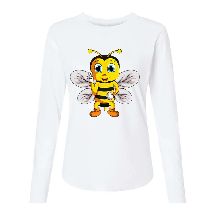 Bee Bumble Bee Womens Cotton Relaxed Long Sleeve T-Shirt