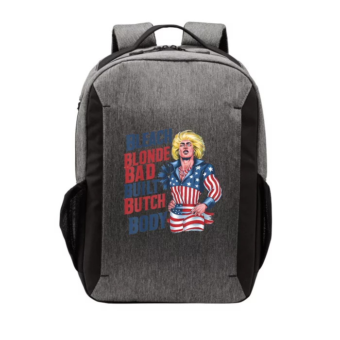 Bleach Blonde Bad Built Butch Body Funny Sarcastic Vector Backpack