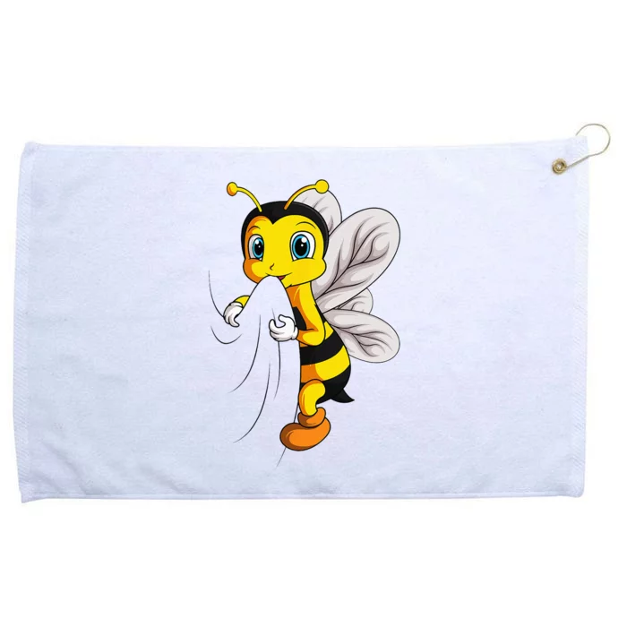 Bee Bumble Bee Grommeted Golf Towel