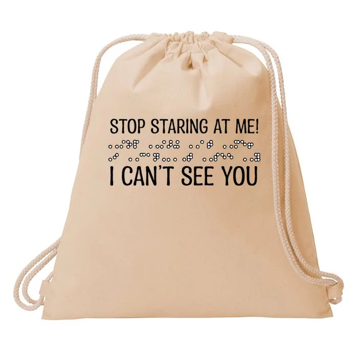 Braille Blind Blindness Awareness Visually Impaired Drawstring Bag