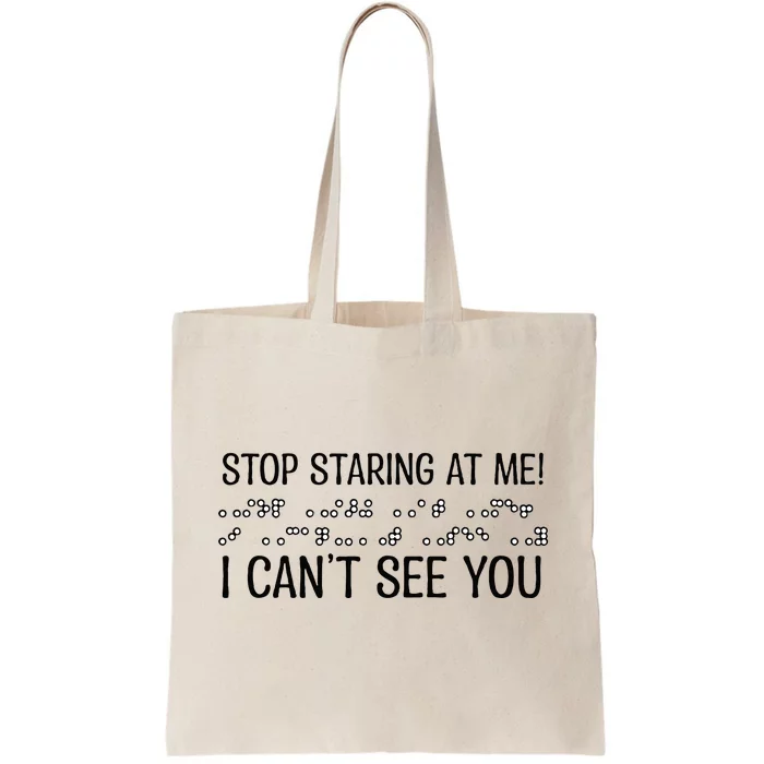 Braille Blind Blindness Awareness Visually Impaired Tote Bag