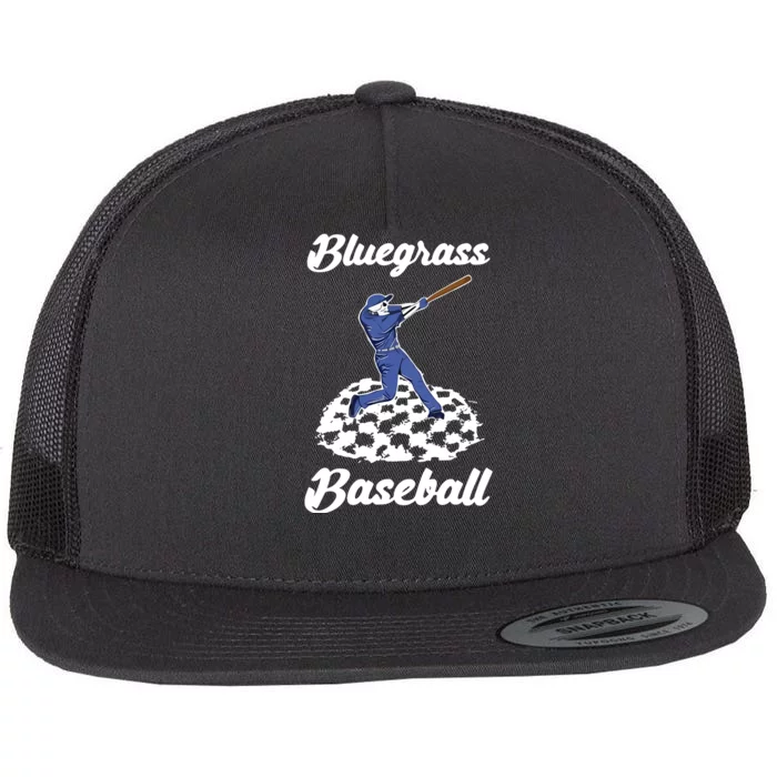 Bluegrass Baseball Flat Bill Trucker Hat