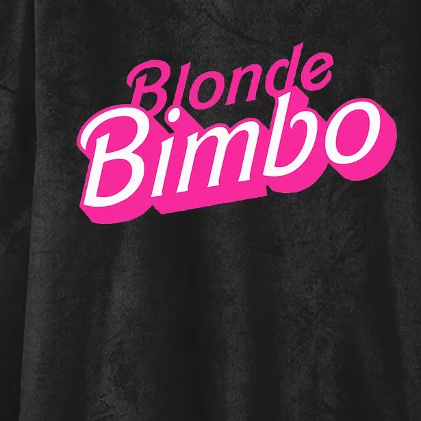 Blonde Bimbo Hooded Wearable Blanket