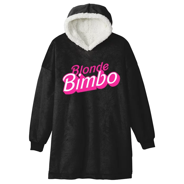 Blonde Bimbo Hooded Wearable Blanket