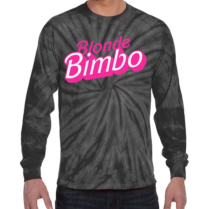 Blonde Bimbo Tie-Dye Long Sleeve Shirt