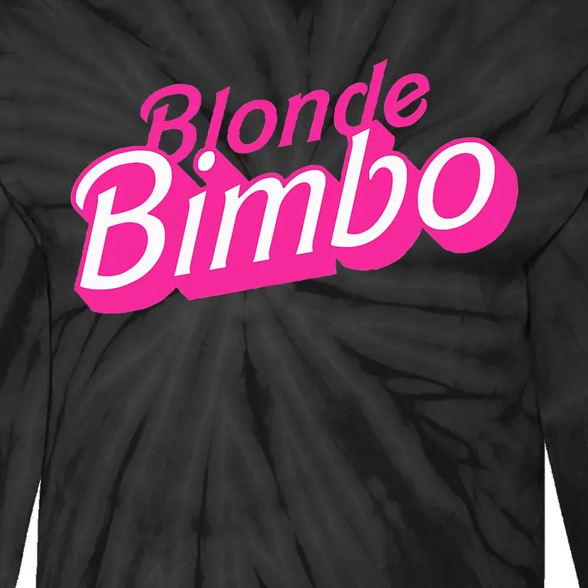 Blonde Bimbo Tie-Dye Long Sleeve Shirt