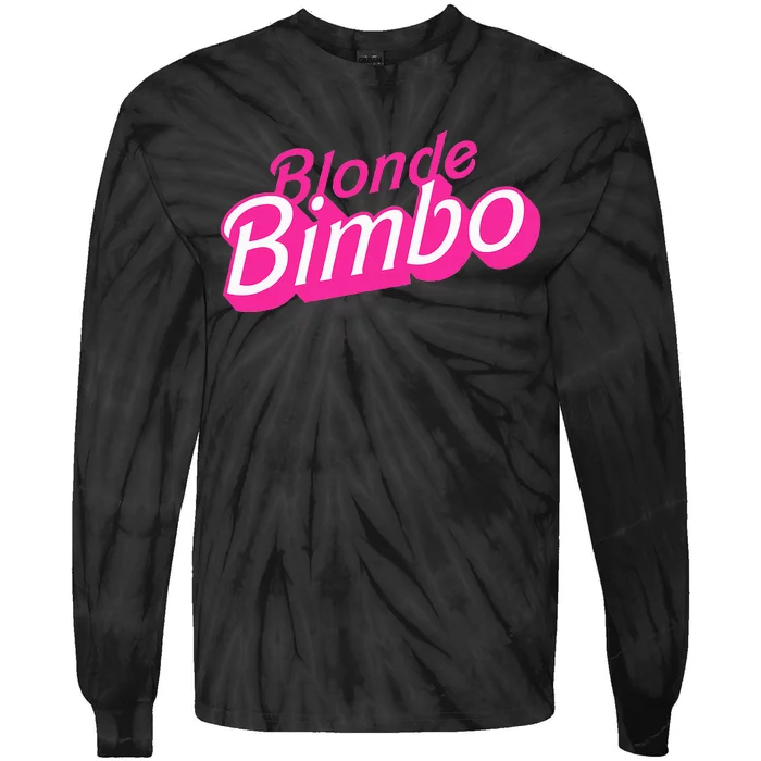 Blonde Bimbo Tie-Dye Long Sleeve Shirt