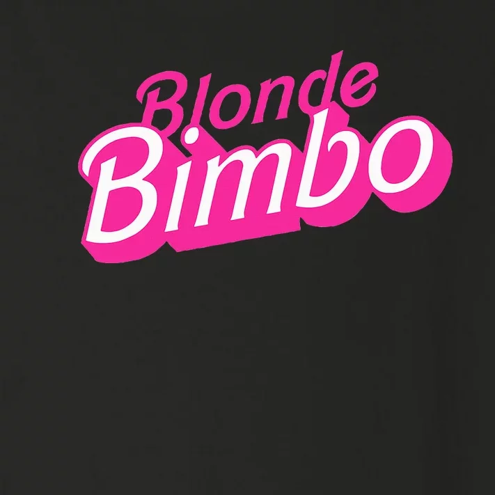 Blonde Bimbo Toddler Long Sleeve Shirt