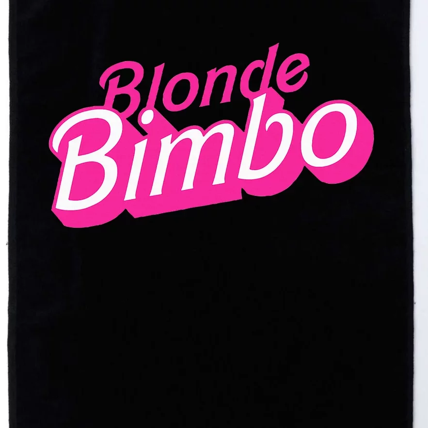 Blonde Bimbo Platinum Collection Golf Towel