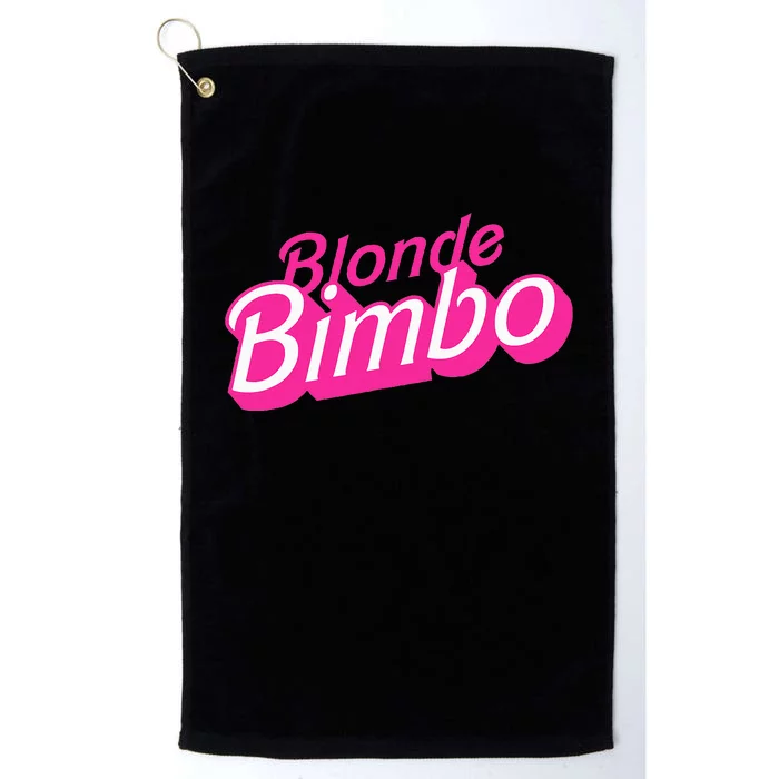 Blonde Bimbo Platinum Collection Golf Towel