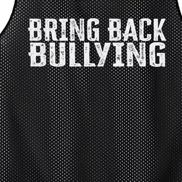 Bring Back Bullying Mesh Reversible Basketball Jersey Tank