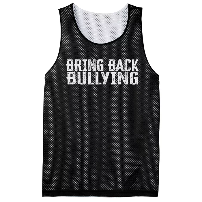 Bring Back Bullying Mesh Reversible Basketball Jersey Tank