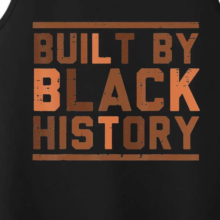 Built By Black History BHM African Pride Month Performance Tank