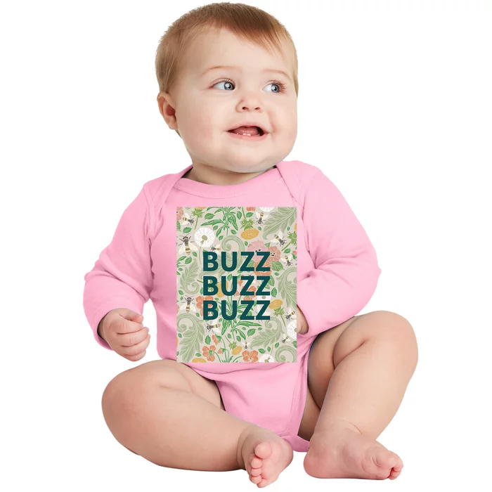 Buzz Buzz Buzz Baby Long Sleeve Bodysuit