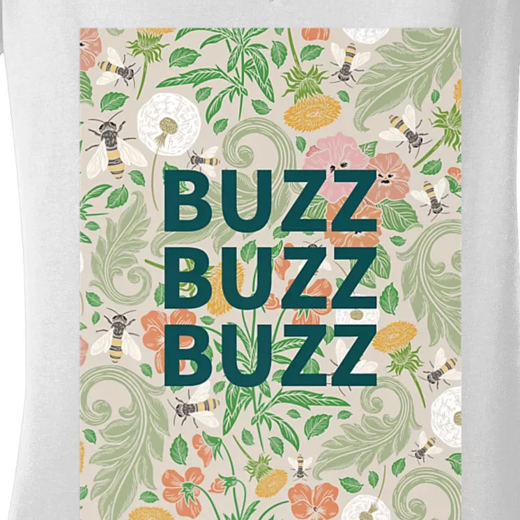 Buzz Buzz Buzz Women's V-Neck T-Shirt