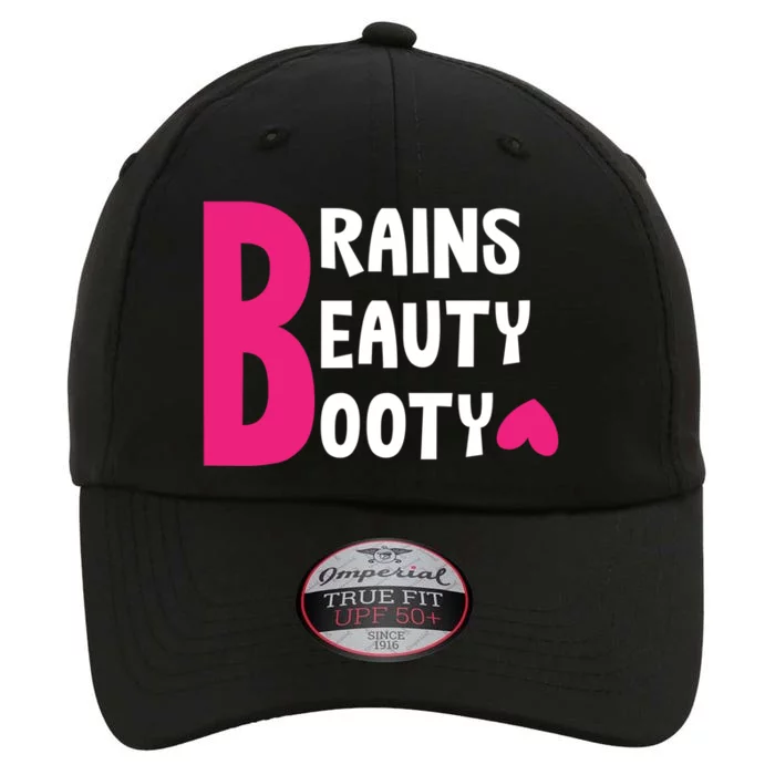 Brains Beauty Booty Funny Smart Pretty Fitness Butt Workout Gift The Original Performance Cap