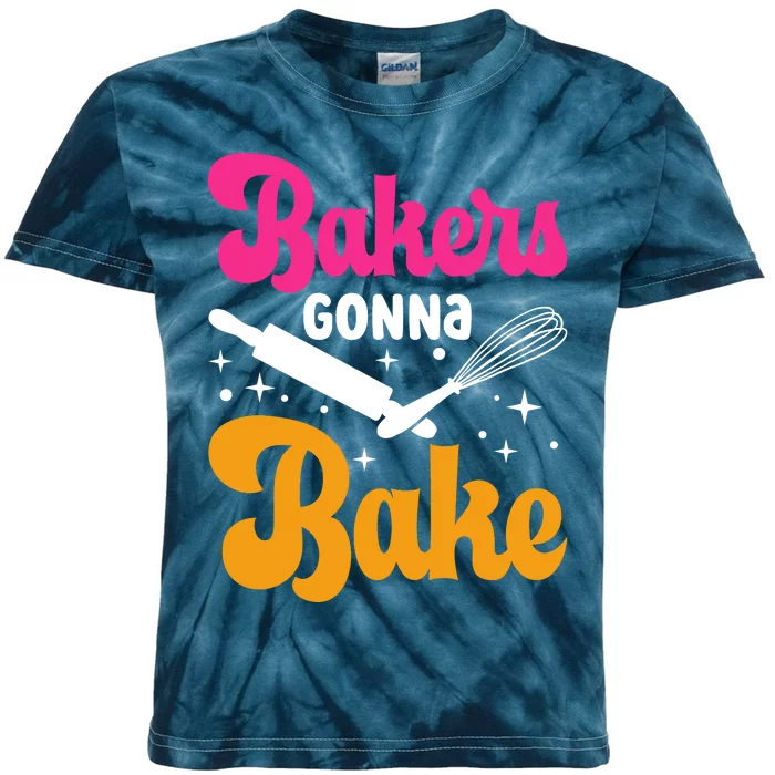 Bake Baking Bakers Gonna Bake Kids Tie-Dye T-Shirt