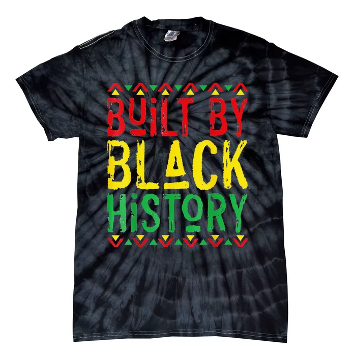 Built By Black History BHM African Pride Month Tie-Dye T-Shirt