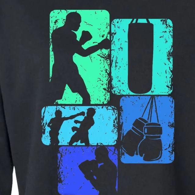 Boxer Boxing Cropped Pullover Crew