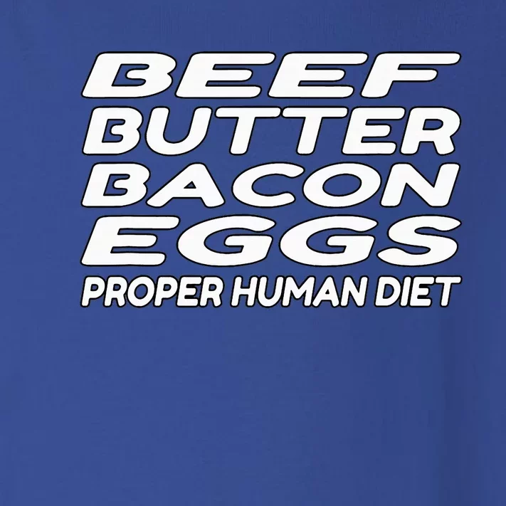 Beef Butter Bacon Eggs Carnivore Toddler Long Sleeve Shirt