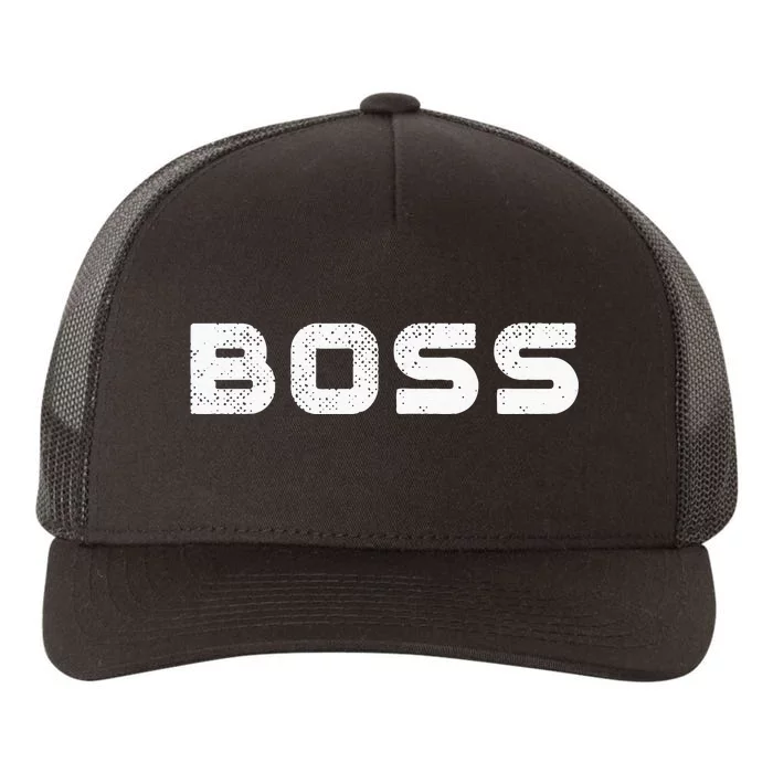 Boss Bodybuilder Yupoong Adult 5-Panel Trucker Hat