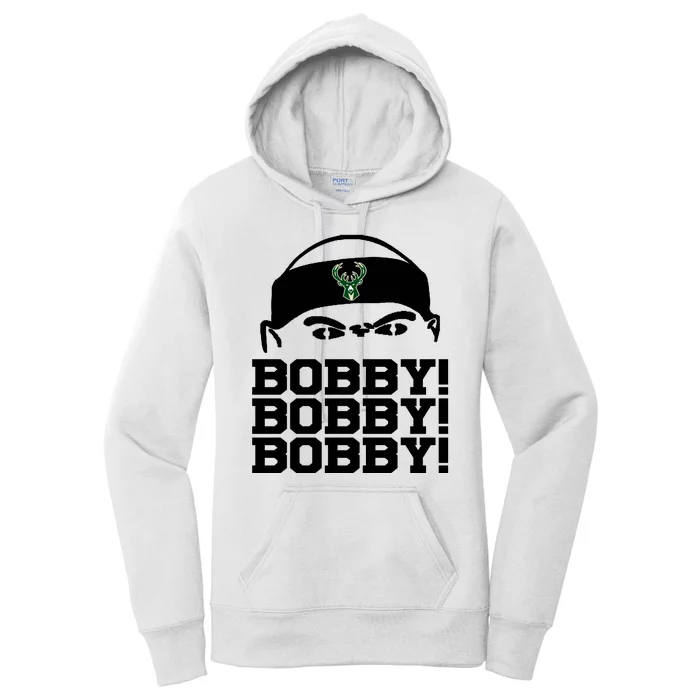 Bobby Bobby Bobby Milwaukee Basketball Women's Pullover Hoodie