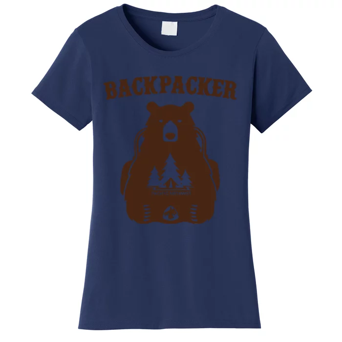 Backpacker Bear Women's T-Shirt