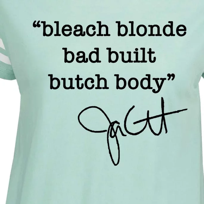 Bleach Blonde Bad Built Butch Body Jasmine Crockett Enza Ladies Jersey Football T-Shirt