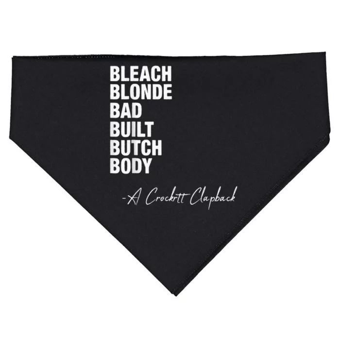 Bleach Blonde Bad Built Butch Body USA-Made Doggie Bandana