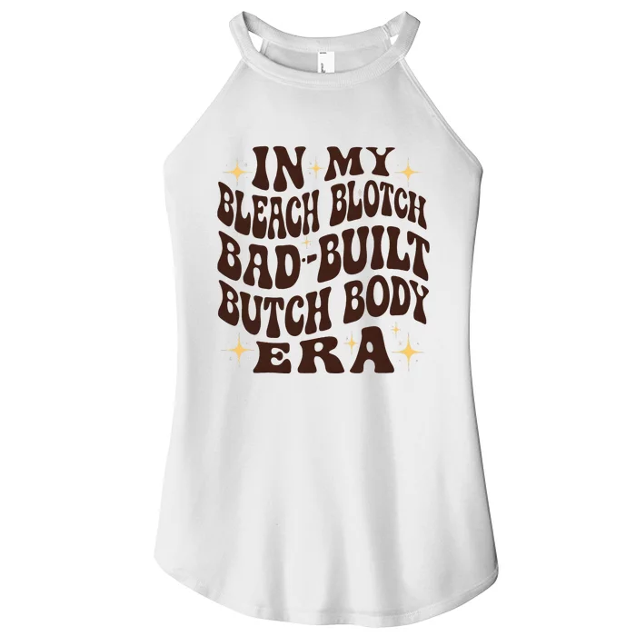 Bleach Blonde Bad Built Butch Body Women’s Perfect Tri Rocker Tank