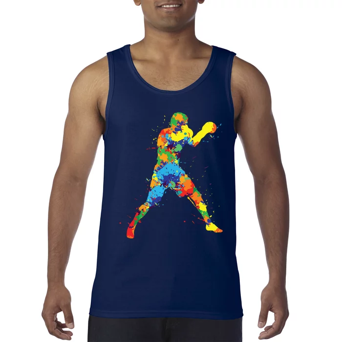 Boxing Boxer Boy Men Tank Top