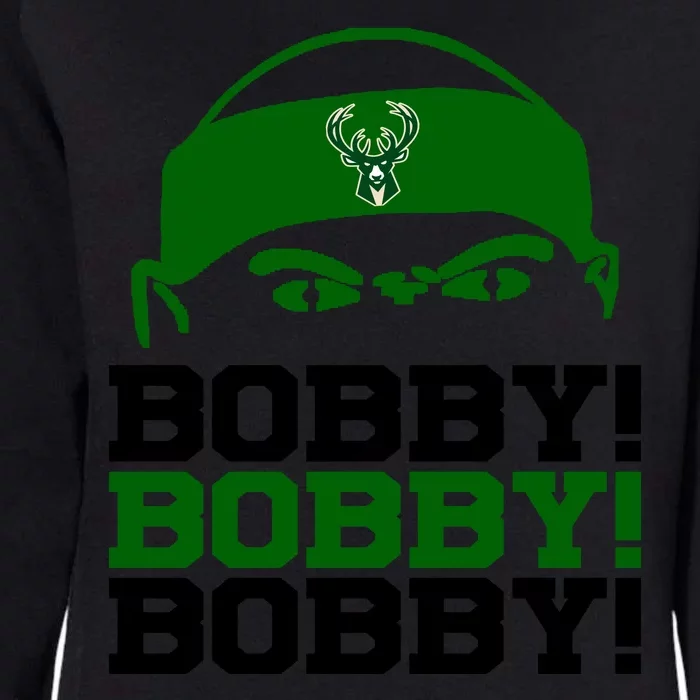 Bobby Bobby Bobby Milwaukee Basketball Womens California Wash Sweatshirt